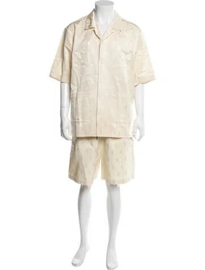 Pre-owned Kith Printed Two-piece Suit W/ Tags In Neutrals