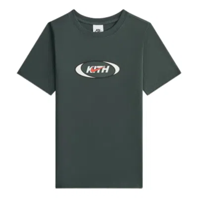 Kith (ps)  X Nike T-shirt 'black Spruce' In Green