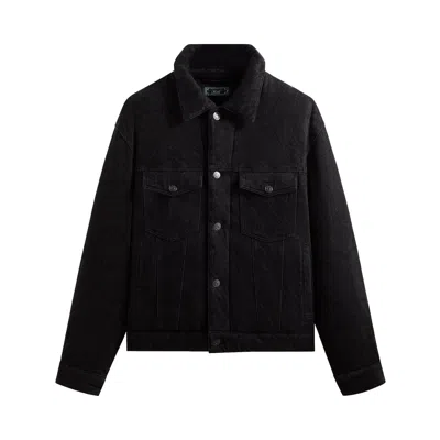 Pre-owned Kith Puffed Jase Denim Jacket 'black' | Men's Size L
