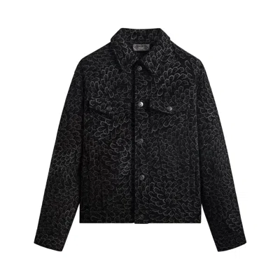 Pre-owned Kith Puffed Jase Tapestry Jacket 'black' | Men's Size M