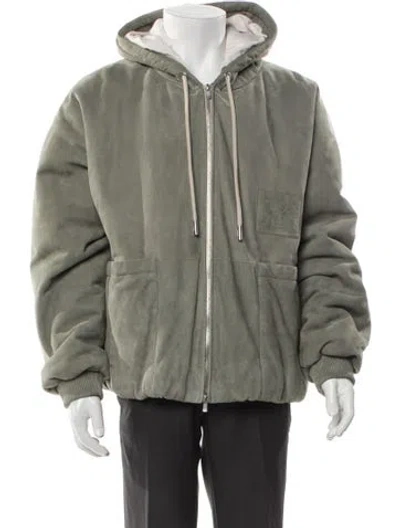 Pre-owned Kith Puffer Coat In Green