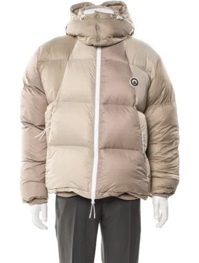 Pre-owned Kith Puffer Coat In Neutral