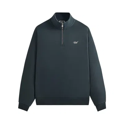 Pre-owned Kith Quarter Zip Nelson Pullover 'simple' | Blue | Men's Size M