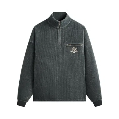 Pre-owned Kith Queensbridge Quarter Zip 'machine' | Green | Men's Size L