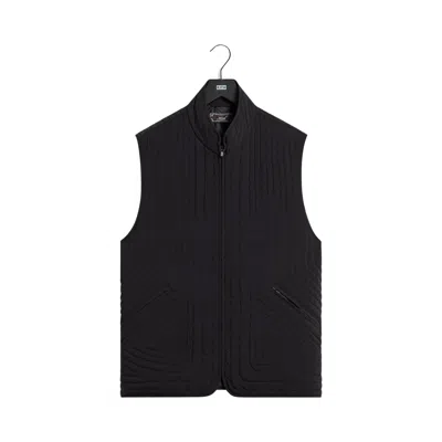 Pre-owned Kith Quilted Nylon Lorenzo Vest 'black' | Men's Size Xxl