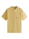 Kith Quinn Pocket-logo T-shirt In Yellow