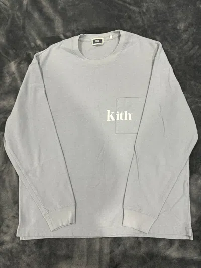 Pre-owned Kith Quinn T-shirt In Blue