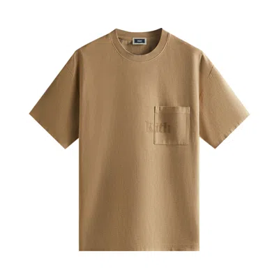 Pre-owned Kith Quinn Tee 'birch' In Tan
