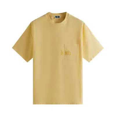 Pre-owned Kith Quinn Tee 'ray' | Yellow | Men's Size S