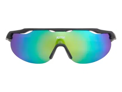 Pre-owned Kith Racer V2 Sunglasses In Black