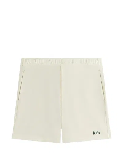 Kith Rayne Ii Logo-print Shorts In Gold