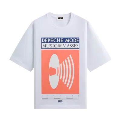 Pre-owned Kith Records For Depeche Mode Masses Tour Vintage Alex Tee 'white' | Men's Size S