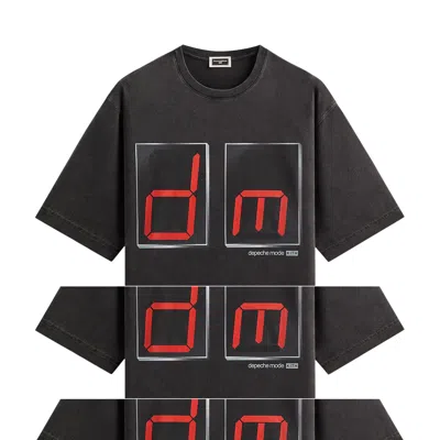 Pre-owned Kith Records For Depeche Mode The Singles Vintage Alex Tee 'black' | Men's Size S