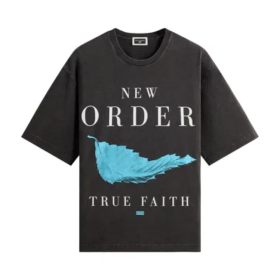 Pre-owned Kith Records For New Order True Faith Vintage Alex Tee 'black' | Men's Size L