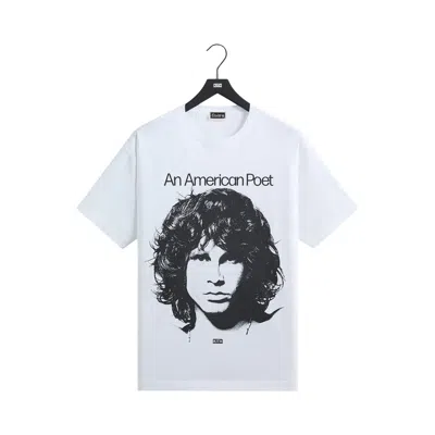 Pre-owned Kith Records For The Doors American Poet Tee 'white' | Men's Size M