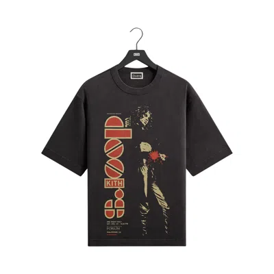 Pre-owned Kith Records For The Doors Live In Hollywood Vintage Alex Tee 'black' | Men's Size L