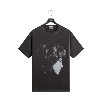 Pre-owned Kith Records For The Doors Morrison Logo Vintage Tee 'black' | Men's Size S