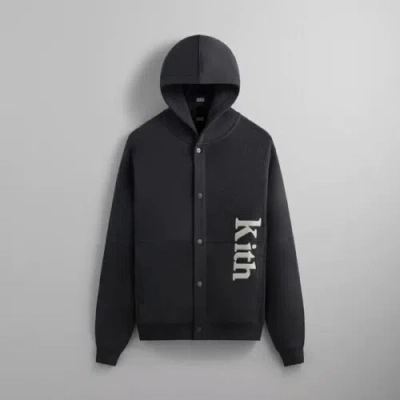 Pre-owned Kith Reversed Panelled Williams Vi Hoodie / Nightfall