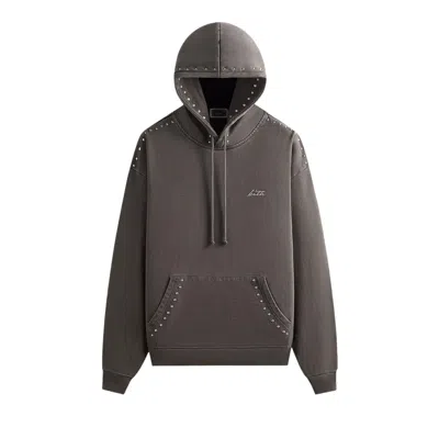 Pre-owned Kith Rivet Nelson Hoodie 'void' | Brown | Men's Size M