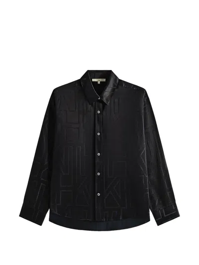 Kith Roanne Monogram Shirt In 블랙