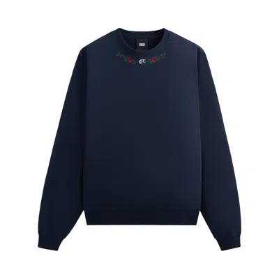 Pre-owned Kith Rose Nelson Crewneck 'nocturnal' In Blue