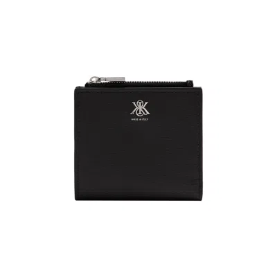 Pre-owned Kith Saffiano Leather Snap Wallet 'black' | Men's Size Onesize