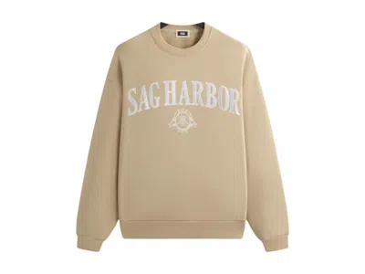 Pre-owned Kith Sag Harbor Crewneck Sweatshirt In Canvas In Brown