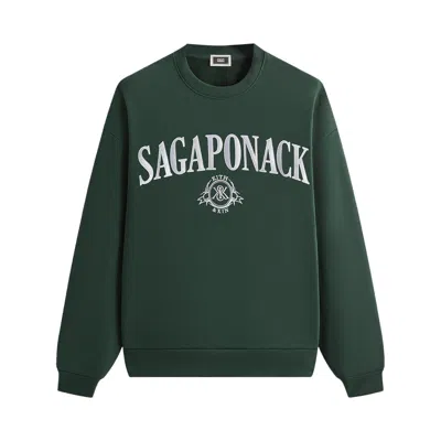 Pre-owned Kith Sagaponack Nelson Crewneck 'stadium' | Green | Men's Size Xl