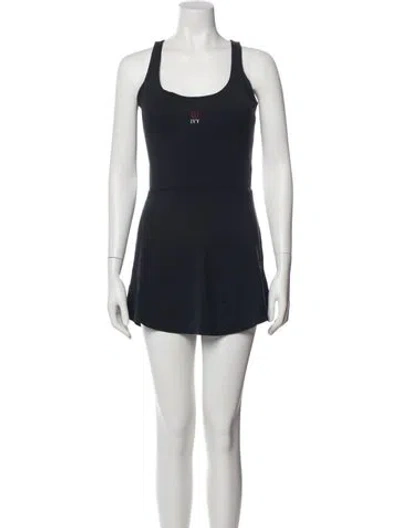 Pre-owned Kith Scoop Neck Romper W/ Tags In Blue