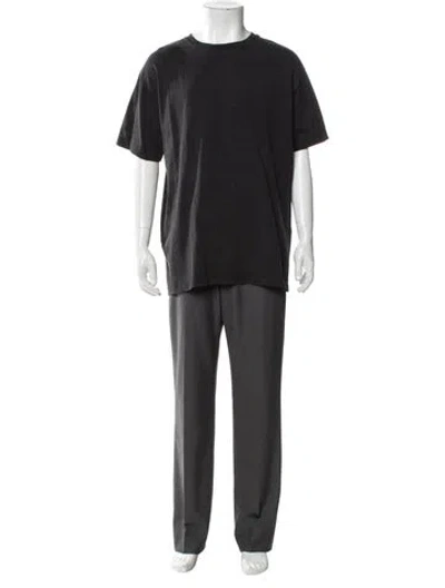 Pre-owned Kith Scoop Neck Short Sleeve T-shirt In Black