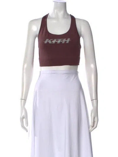 Pre-owned Kith Scoop Neck Sleeveless Sports Bra In Blue