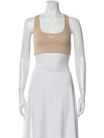Pre-owned Kith Scoop Neck Sleeveless Sports Bra In Neutral