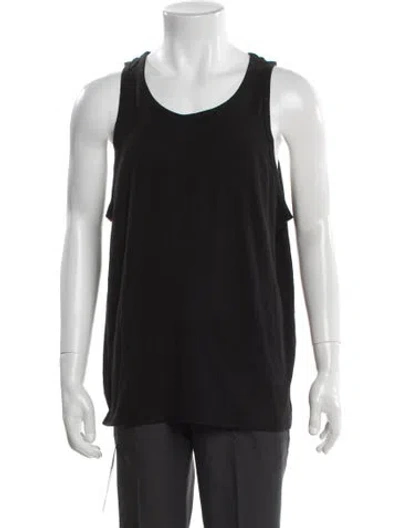 Pre-owned Kith Scoop Neck Sleeveless T-shirt In Black
