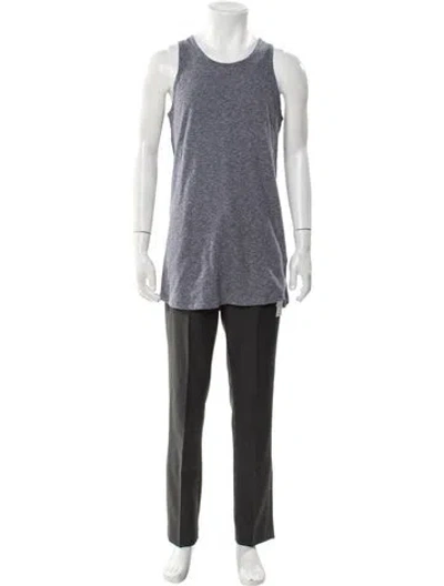 Pre-owned Kith Scoop Neck Sleeveless T-shirt In Blue