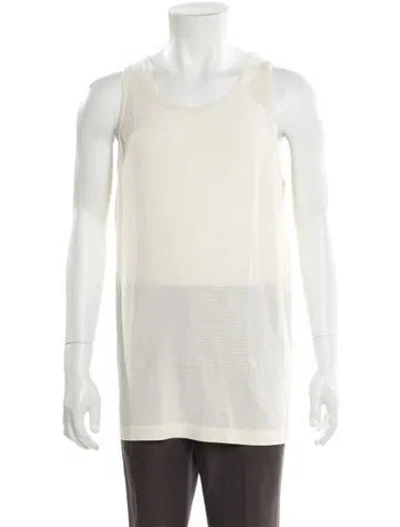 Pre-owned Kith Scoop Neck Sleeveless T-shirt In Neutral