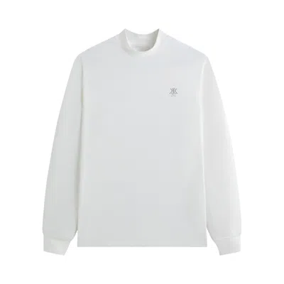 Pre-owned Kith Scratch Long-sleeve Mock Neck 'white' | Men's Size Xl
