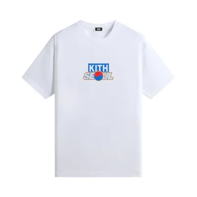 Pre-owned Kith Seoul Classic Logo Tee 'white' | Men's Size L