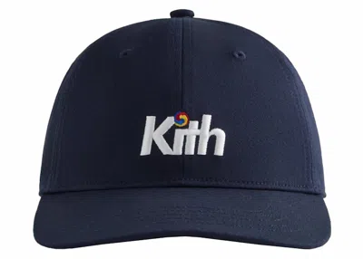 Pre-owned Kith Seoul Taegeuk Aaron Cap In Nocturnal
