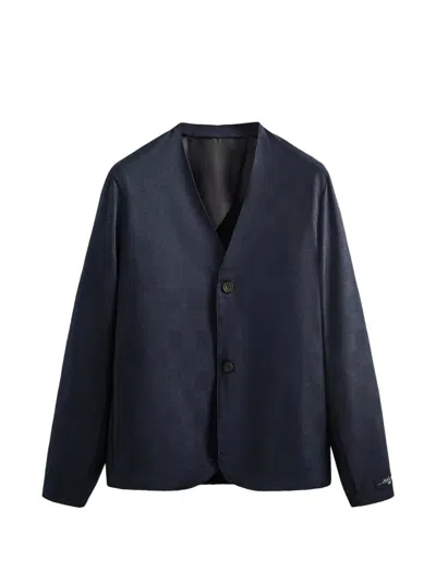 Kith Shadow Jacket In Blue