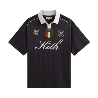 Pre-owned Kith Shadow Stripe Marcel Soccer Top 'black'