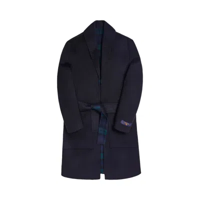 Pre-owned Kith Shawl Collar Becker Coat 'black' | Men's Size M