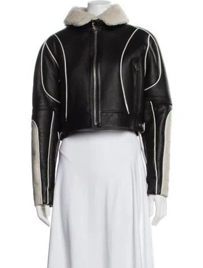Pre-owned Kith Shearling Fur Jacket In Black