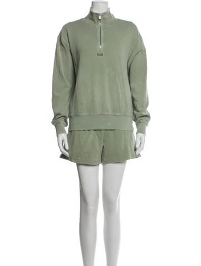 Pre-owned Kith Short Set In Green