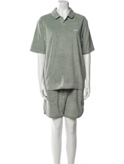 Pre-owned Kith Short Set W/ Tags In Green