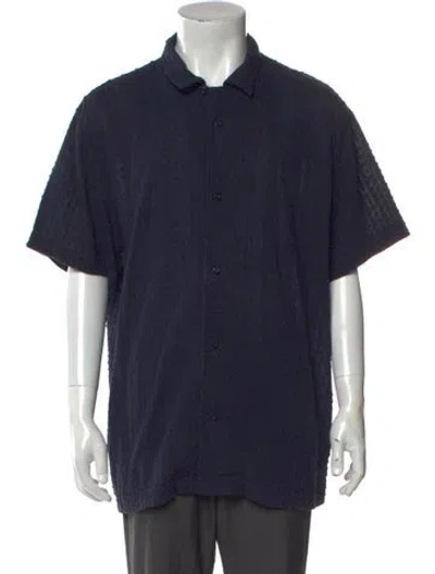 Pre-owned Kith Short Sleeve Shirt In Blue