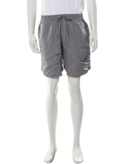 Pre-owned Kith Signature Logo Cargo Shorts In Gray