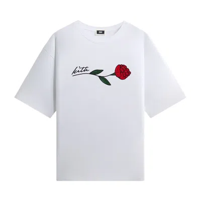 Pre-owned Kith Signature Rose Jones Tee 'white' | Men's Size Xxl