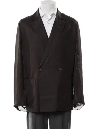 Pre-owned Kith Silk Blazer In Brown