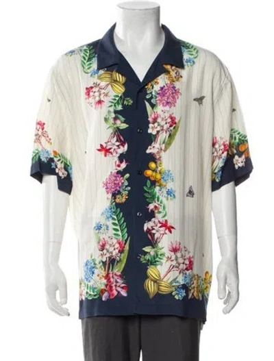 Pre-owned Kith Silk Printed Shirt In Multi