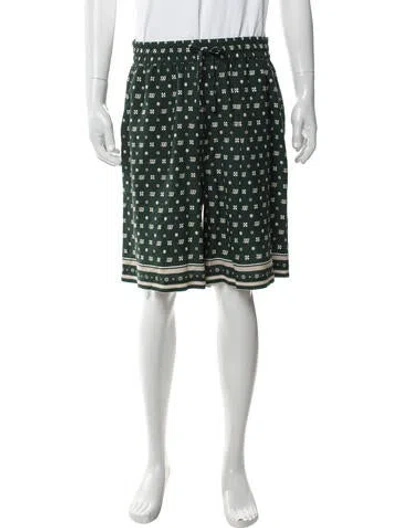 Pre-owned Kith Silk Shorts In Green